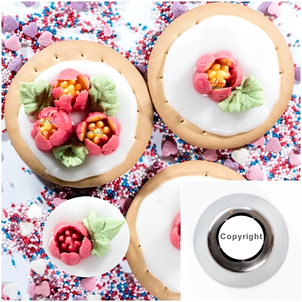 Насадка Тюльпан №103 Кремовый Кубок | L размер (Russian Tulip Nozzle #103 Buttercup | L size | By Tulip Workshop)