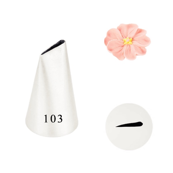 Кондитерская насадка прямой лепесток 103 | Эконом