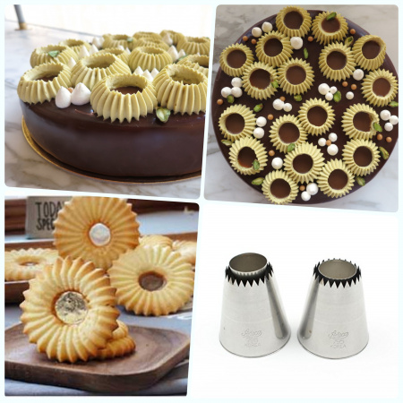 Кондитерская насадка Султан №136, 793-796 | Ateco Кондитерская насадка Султан №136, 793-796 | Ateco