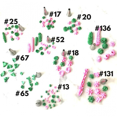 Кондитерская насадка открытая звезда №19 Tulip™ малый размер (diam. 5 mm; 8 лучей) Кондитерская насадка открытая звезда №19 Tulip™ малый размер (diam. 5 mm; 8 лучей)