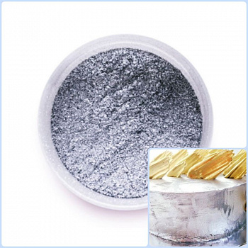 Краситель сухой Серебряный блеск 5 гр. | Candurin® Краситель сухой Серебряный блеск 5 гр. | Candurin®