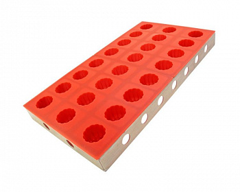 Силиконовая форма для шоколада, желе, мармелада 24 фигуры | 336*182*26 мм Силиконовая форма для шоколада, желе, мармелада 24 фигуры | 336*182*26 мм