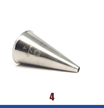 Кондитерская насадка трубочка №4 Tulip™ | Ø 2.4 мм Кондитерская насадка трубочка №4 Tulip™ | Ø 2.4 мм