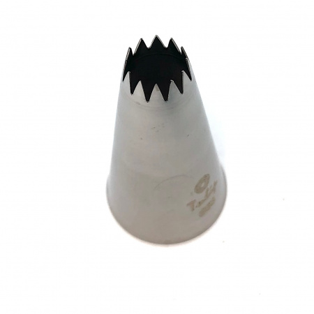 Кондитерская насадка 863 Tulip открытая звезда, Французская трубочка д.8.5 мм, 12 лучей Кондитерская насадка 863 Tulip открытая звезда, Французская трубочка д.8.5 мм, 12 лучей