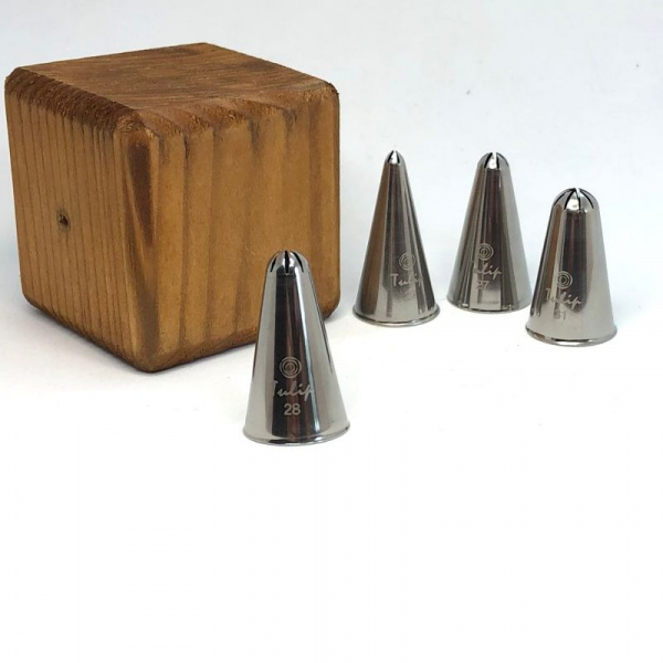 Кондитерская насадка закрытая звезда №28 Tulip™ малый размер (diam.7,6 mm; 8 лучей) Кондитерская насадка закрытая звезда №28 Tulip™ малый размер (diam.7,6 mm; 8 лучей)