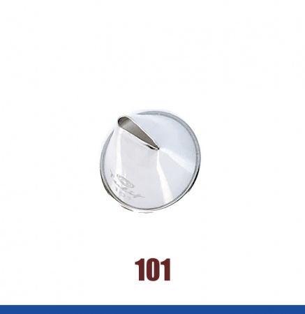 Кондитерская насадка 101 Tulip прорезь 7 мм, лепесток прямой малый Кондитерская насадка 101 Tulip прорезь 7 мм, лепесток прямой малый