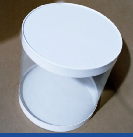 Коробка тубус 24•24 см БЕЛЫЙ (3 части: крышка, дно, боковина) | упак. 1, 5, 10 шт Коробка тубус 24•24 см БЕЛЫЙ (3 части: крышка, дно, боковина) | упак. 1, 5, 10 шт