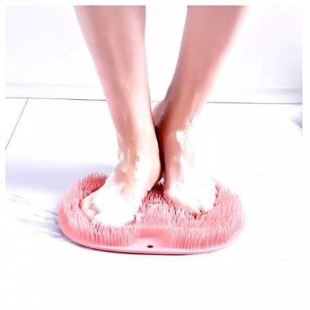 Коврик массажный силиконовый для ванной или душевой 23*23 см Коврик массажный силиконовый для ванной или душевой 23*23 см