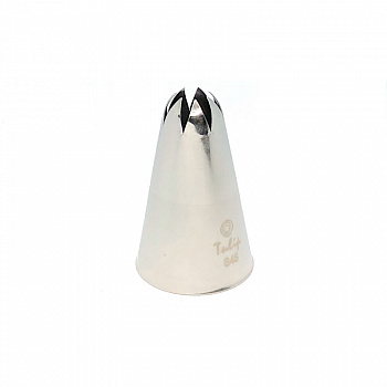 Кондитерская насадка закрытая звезда №845 Tulip™ (diam.7 mm; 7лучей) Кондитерская насадка закрытая звезда №845 Tulip™ (diam.7 mm; 7лучей)