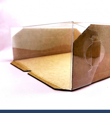 Кондитерская упаковка 21•16•6 см Крафт (прозрачная крышка+дно) | ПМ Кондитерская упаковка 21•16•6 см Крафт (прозрачная крышка+дно) | ПМ