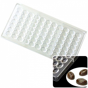 Поликарбонатная форма для шоколада 275*135*24 мм | Зёрна Кофе мод.2086 Поликарбонатная форма для шоколада 275*135*24 мм | Зёрна Кофе мод.2086