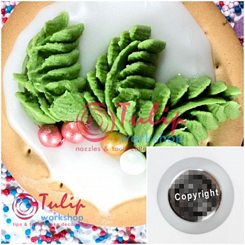 Насадка Ветка Папоротника №122 | L размер (Russian Nozzle #122 - Fern | L size | By Tulip Workshop) Насадка Ветка Папоротника №122 | L размер (Russian Nozzle #122 - Fern | L size | By Tulip Workshop)