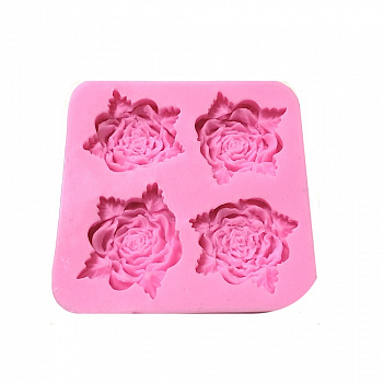 Молд силиконовый (вайнер) Бутон Розы (мини)