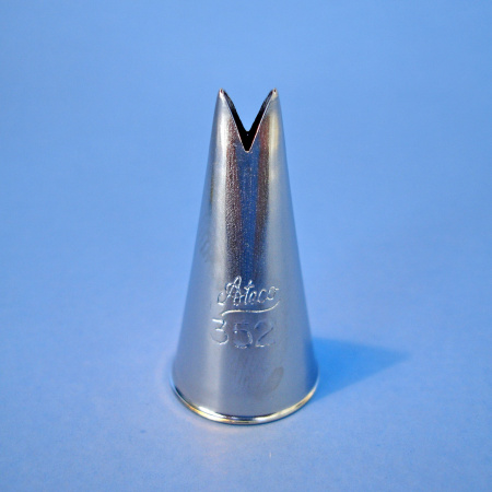 Кондитерская насадка листик розы №349, 350, 352, 353 Ateco | стандарт. размер