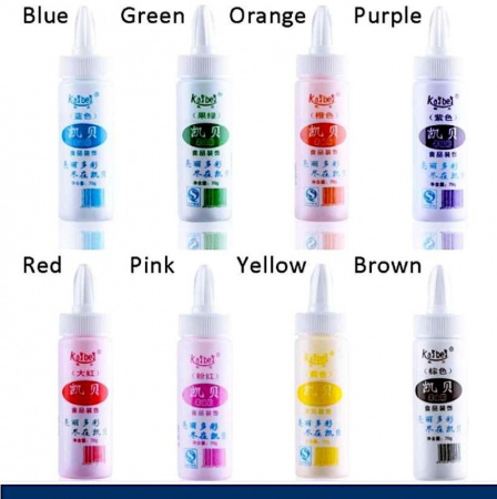 Пищевой краситель распылитель сухой Набор 8 шт•70 г Фруктовая Пудра KAIBEI Пищевой краситель распылитель сухой Набор 8 шт•70 г Фруктовая Пудра KAIBEI