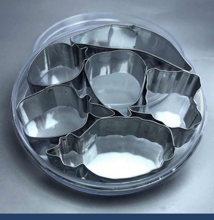 Вырубки Набор 6 шт Фрукты мини 20-50 мм, h 20 мм, нержавеющая сталь, Tulip Вырубки Набор 6 шт Фрукты мини 20-50 мм, h 20 мм, нержавеющая сталь, Tulip