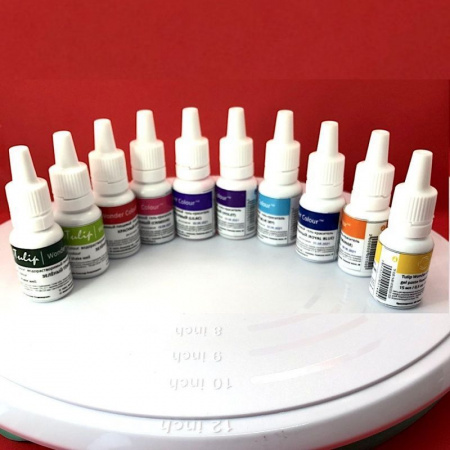 Основной набор пищевых гелевых красителей 10 шт•15 мл Tulip Wonder Colour Основной набор пищевых гелевых красителей 10 шт•15 мл Tulip Wonder Colour