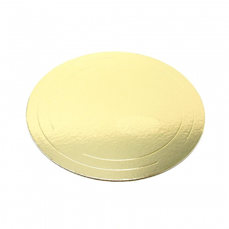 Подложка для торта усиленная Золото 2.5 мм, Ø 240 мм Подложка для торта усиленная Золото 2.5 мм, Ø 240 мм