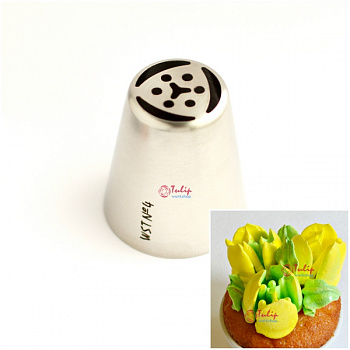 Насадка Тюльпан  №4 трёх лепестковая | L размер (Russian Tulip Nozzle #4 Three Petals | L size | by Tulip Workshop) Насадка Тюльпан  №4 трёх лепестковая | L размер (Russian Tulip Nozzle #4 Three Petals | L size | by Tulip Workshop)