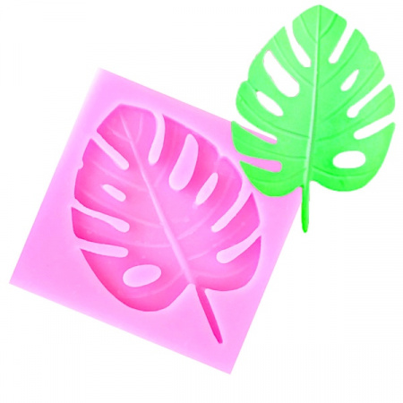 Молд силиконовый (вайнер) лист Монстеры (68–9 мм) Молд силиконовый (вайнер) лист Монстеры (68–9 мм)