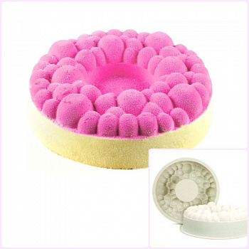 Силиконовая форма 3D для муссового торта | Баблс ∅240 мм Силиконовая форма 3D для муссового торта | Баблс ∅240 мм