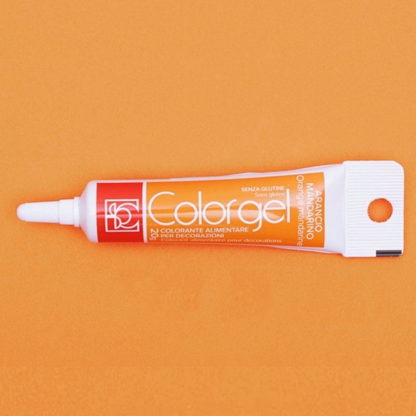 Краситель пищевой гелевый Colorgel: Arancio Mandarino (Оранжевый) | 20-100 гр