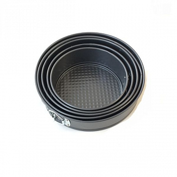 Форма для выпечки металлическая разъёмная антипригарная | Кольцо набор 6 шт: Ø 18-28 см, высота 7 см Форма для выпечки металлическая разъёмная антипригарная | Кольцо набор 6 шт: Ø 18-28 см, высота 7 см