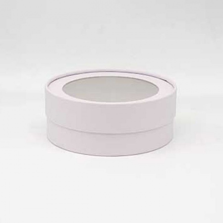 Коробка для выпечки круглая (шайба) 20•8 см Белая (окно, крышка+дно) Коробка для выпечки круглая (шайба) 20•8 см Белая (окно, крышка+дно)